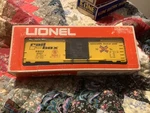 Vintage Lionel Rail Box Car (yellow) #6-9767 Original Club. Fixed Price $40.00.