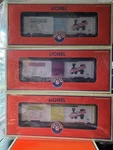 Lionel 6-39298 Monopoly Boxcar 3PK, Virginia, Marvin Gardens, Connecticut. Fixed Price $110.00.