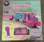 Lionel 6-81288 Junction Pet Shop Diesel Lionchief Ready To Run Set. Fixed Price $219.00.