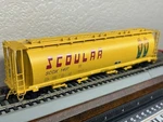 Scoular "corn Ears Grain Cylindrical 4 Bay Covered Hopper Car Scale New. Fixed Price $76.95.