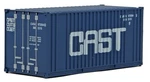 Walthers 20' Corrugated Container W/ Flat Panel - Cast Blue White Ho Scale. Fixed Price $11.99.