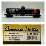Ho American Limited 1965 Modern Tk-o Roller Bearing Trucks Santa Fe Atsf 98063. Fixed Price $44.99.