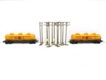Ahm Lot Of 3 Telephone Poles & Shell Freight Cars Ln 10010. Fixed Price $42.99.