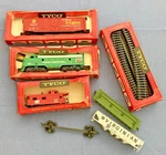 Lot Tyco Penn Central Diesel Locomotive Box Car Hopper Flat Caboose Track. Fixed Price $59.00.