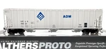 Walthers Proto 920-106146 55' Evans 4780 Cu Ft 3-BAY Covered Hopper Adm Uelx. Fixed Price $34.99.