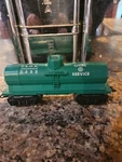 Vintage Marx Cities Service Csox 2532 Green Tanker Train Car O-gauge Plastic Usa. Fixed Price $15.20.