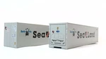 Ho Walthers Sealand 40 Foot Hi Cube Reefer Containers Pair 933-1852. Fixed Price $19.99.