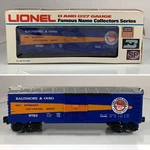 Lionel Gauge 1977 Baltimore & Ohio Boxcar 6-9783 Ex Cond. Fixed Price $53.00.