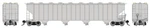 Rapido 157099 Procor 5820 Covered Hopper Undecorated. Fixed Price $39.95.