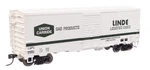 Walthers Ho 910-1209 40' Aar Modern Boxcar Union Carbide/linde Gas Lapx #2050. Fixed Price $27.95.