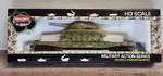 United State Army Green 50' Flat Car With M-47 Patton Tank Model Power 99160 Ho. Fixed Price $32.95.