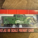 Atlas 1901-1 Extended Vision Caboose #10531 Burlington Northern. Fixed Price $24.22.