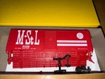 Accurail Ho Scale #1518 M & St. 40' Aar Steel Boxcar. Nos. Fixed Price $14.95.