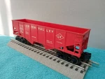 Vintage Lionel Train 6076 Lehigh Valley Two Bin Hopper Lv 25000 Red Color. Fixed Price $25.99.