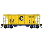 Micro-trains 09500090 PS-2 2-BAY Covered Hopper Car, Chessie #631664. Fixed Price $30.50.