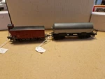Fleischmann H0 Pair Of Freight Trucks 1484 And 1499 Ref Ccc 814. Fixed Price $21.22.