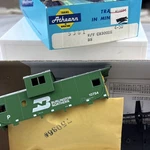 Athearn 5361 Ho Wide Vision Caboose Kit Burlington Northern Bn 10754 Nib. Fixed Price $22.00.