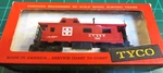 Tyco Mantua T327J:349 Ho Scale 8 Wheel Streamline Caboose "at&sf 7240". Fixed Price $17.99.