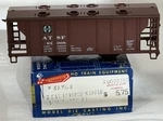Roundhouse #1464 Scale Santa Fe Atsf Bay Covered Hopper Car #182968 - Kit. Fixed Price $12.99.