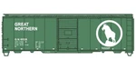 Accurail 81811 Ho Scale Great Northern 40' Single Door Riveted Steel Boxcar Kit. Fixed Price $21.69.