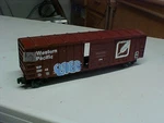 Weaver Ultra Line 50' Outside Braced Boxcar Western Pacific 3-RAIL Gauge. Fixed Price $10.00.