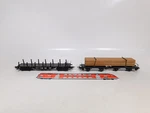 Rklin H0 Ac 2X Freight Car 4516 Stake 4512 Timber #EB907-0.5. Fixed Price $65.93.