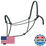 Silvertip Weaver Leather Big Sky Rope Halter Black/silver AVERAGE35-9585-W37. Fixed Price $51.52.