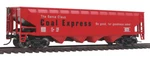 Walthers Scale Offset Hopper Ready To Run Santa Claus Coal Express 1439. Fixed Price $31.59.