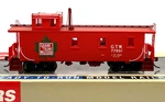 Ho Walthers 932-7517 30' Wood Caboose Window Offset Cupola Grand Trunk Western. Fixed Price $49.99.
