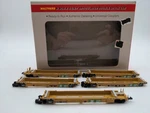 Walthers 932-8104 Burlington Northern Articulated Double Stack Car (set Of 5) Ln. Fixed Price $72.79.