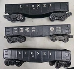 Vintage Lionel #6012, #6032 & #347000 Open Gondola Cars Lot Of 3, See Ad. (12K). Fixed Price $17.50.