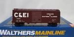 Walthers Ho C&ei Chicago Eastern Illinois 40' Acf Welded 8' Dr Box Car #3315 Nos. Fixed Price $24.00.