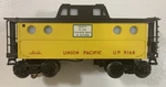 Lionel Train - 9168 Union Pacific Lighted Porthole Window Caboose Ob. Fixed Price $29.99.