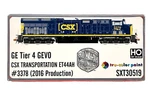 Ho Scaletrains Rivet Counter SXT30519 Csx/csxt Tier Gevo ET44AH #3378. Fixed Price $209.99.