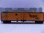 50' Ice Bunker Car For Santa Fe Rr. "scout" By Athearn Po Rtor. Fixed Price $21.75.