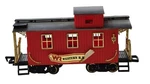 New Bright Western R.r. Lines Red & Gold Caboose Train Car G-scale Vintage 1986. Fixed Price $7.00.