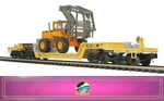 Mth Premier 20-98502 Ttx 75' Depressed Flat Car W/volvo Wheel Loader O-gauge. Fixed Price $99.99.