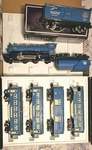 Mth Lionel Lines Tinplate Blue Comet 263 Nickel Loco/tender 5 Car Passenger Set. Fixed Price $1100.00.