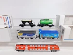 4X M Rklin H0 Ac Car: 46424+46582+48299+GEISLINGER Get, Top Box #CU822-0,. Fixed Price $63.37.