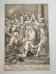 1590S Mallery Engraving Christ Crowned With Thorns Maarten De Vos Miniature Neat. Fixed Price $150.00.