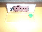 Micro Trains #100180 36' Riveted Steel Side Caboose - #atsf 2216. Fixed Price $20.00.