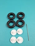 Revell Amt Ertl Monogram 1/25 Scale Model Parts Goodyear Polyglas Tire Set. Fixed Price $12.67.