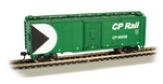 Bachmann 16004 Ho Scale 40' Box Car Green Cp Rail #60026. Fixed Price $34.69.