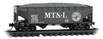 Micro-trains Mtl N-scale Medford, Talent & Lakecreek Hopper/rock Load #7343. Fixed Price $23.09.