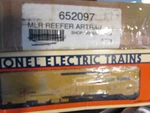 Lionel 52097 Artrain 25TH Anniversary Reefer Chessie System New Mailer B9. Fixed Price $28.95.