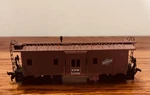 Athearn Ho Scale Bay Window Caboose Model Train Car Decorated For Cnw 11052. Fixed Price $20.00.
