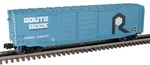 Atlas Scale 2 Rail 50' PS-1 Modernized Double-door Boxcar Rock Island. Fixed Price $89.95.