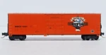 Railyard N Scale. 50' Rib Side Spd Box Car. Aztec MB2047-1. Mtl Trucks.. Fixed Price $33.33.