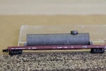 Micro Trains Missouri Pacific 60' Flat Car W/load Z Scale 524 00 030-1. Fixed Price $19.16.