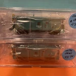 New! Bluford Shops N-scale Pair / 2-BAY Window Caboose P&le $91.90 Make Offer. Fixed Price $91.90.